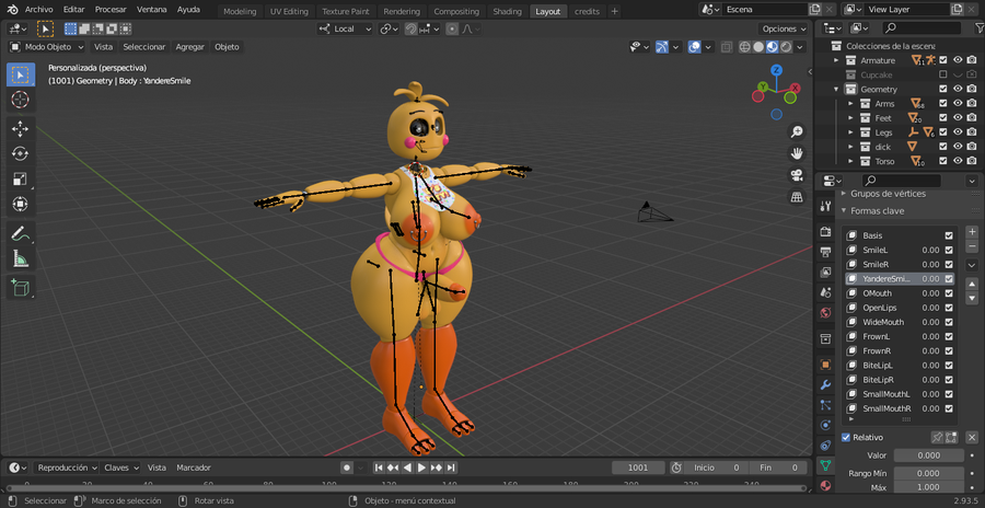 toy chica 3d sex Five Nights At Freddy's Toy Chica (fnaf) 1boy 3d