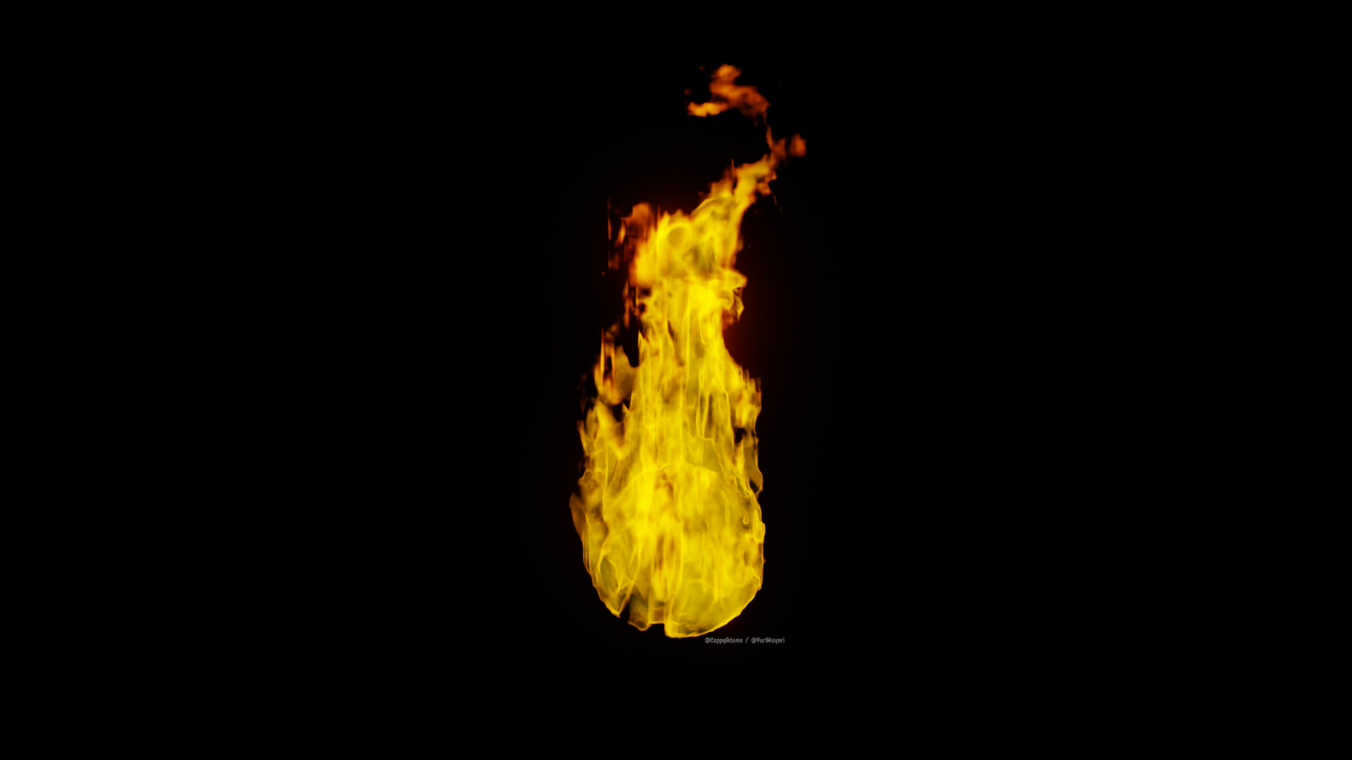 Open3DLab • Realistic fireball (CYCLES ONLY)