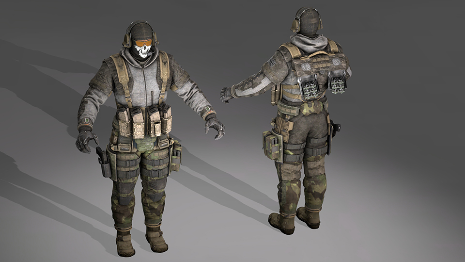 SFMLab • COD: Infinite Warfare DLC Character GHOST [SFM]