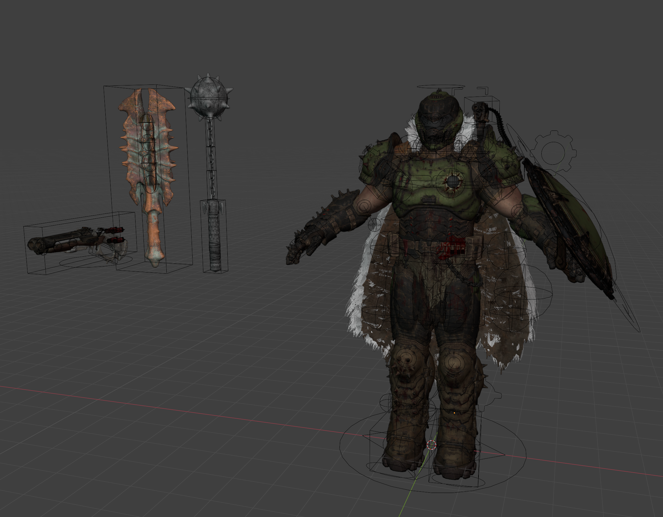 Open3DLab • Doomslayer TDA RIG