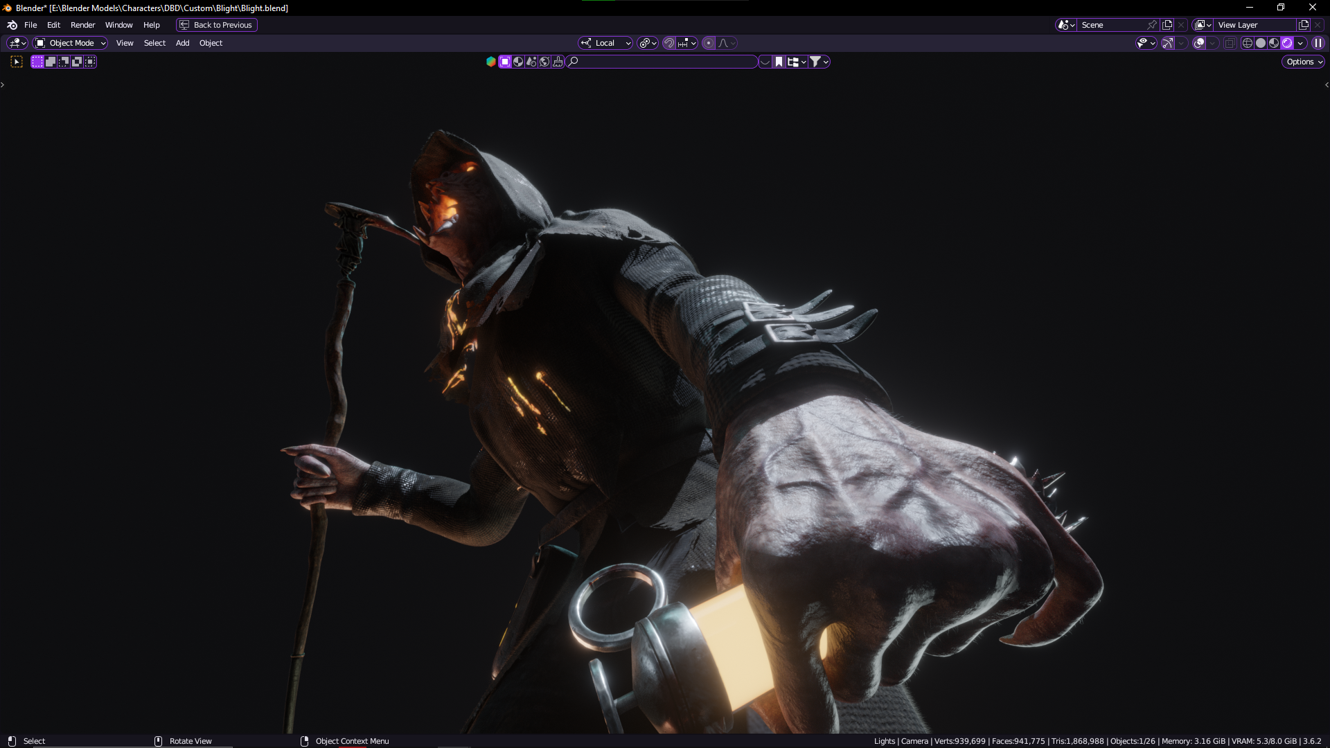 Open3DLab • Blight - Dead by Daylight