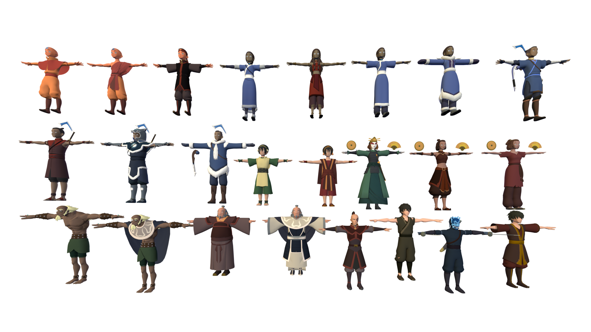ATLA: Quest For Balance Character Pack