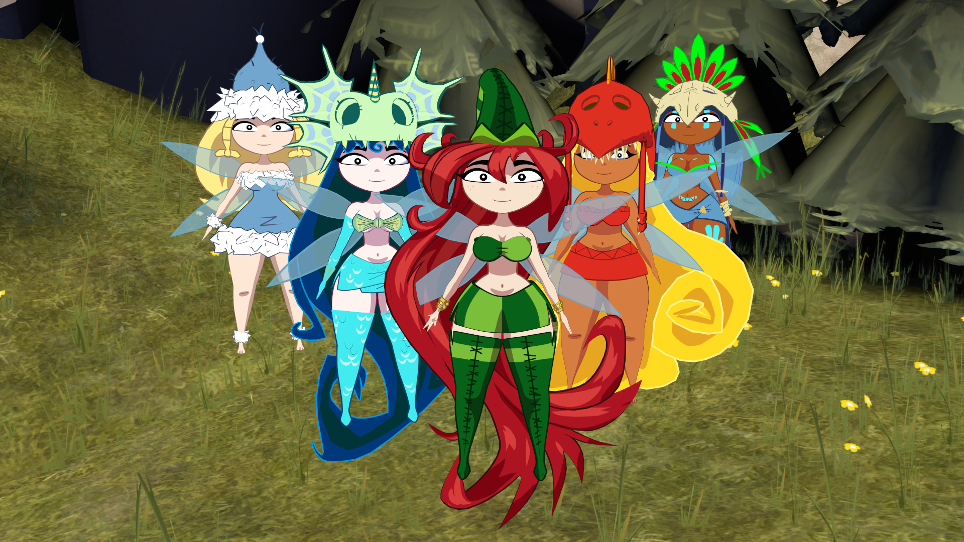 SFMLab • Rayman Origins - The Nymphs (NSFW)
