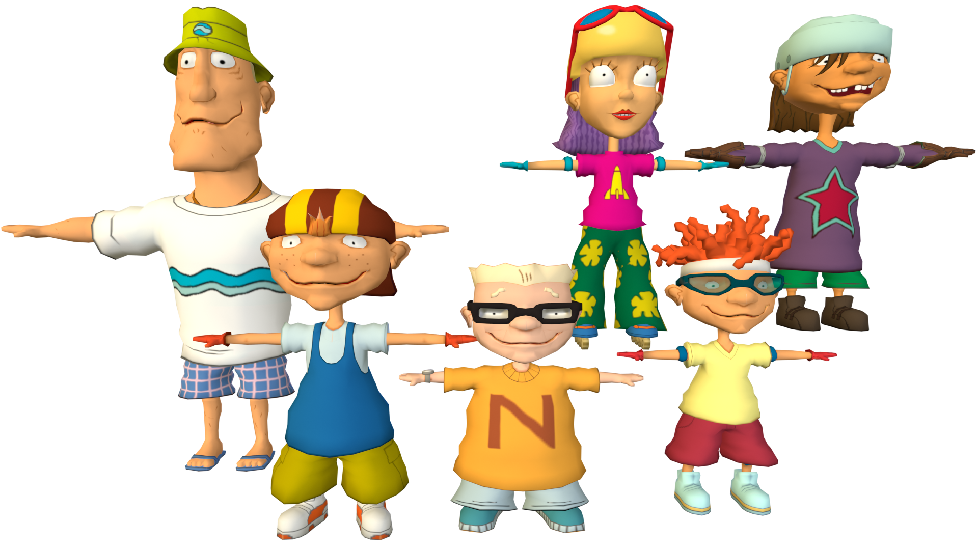 Open3DLab • Nicktoons Snapshot Model Pack
