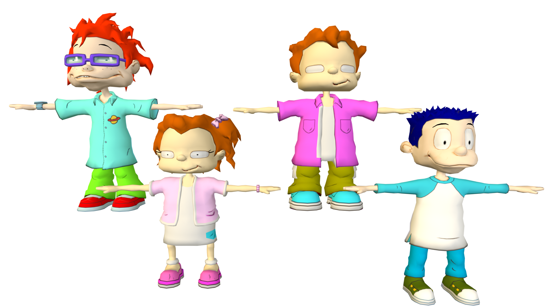 Open3DLab • Nicktoons Snapshot Model Pack