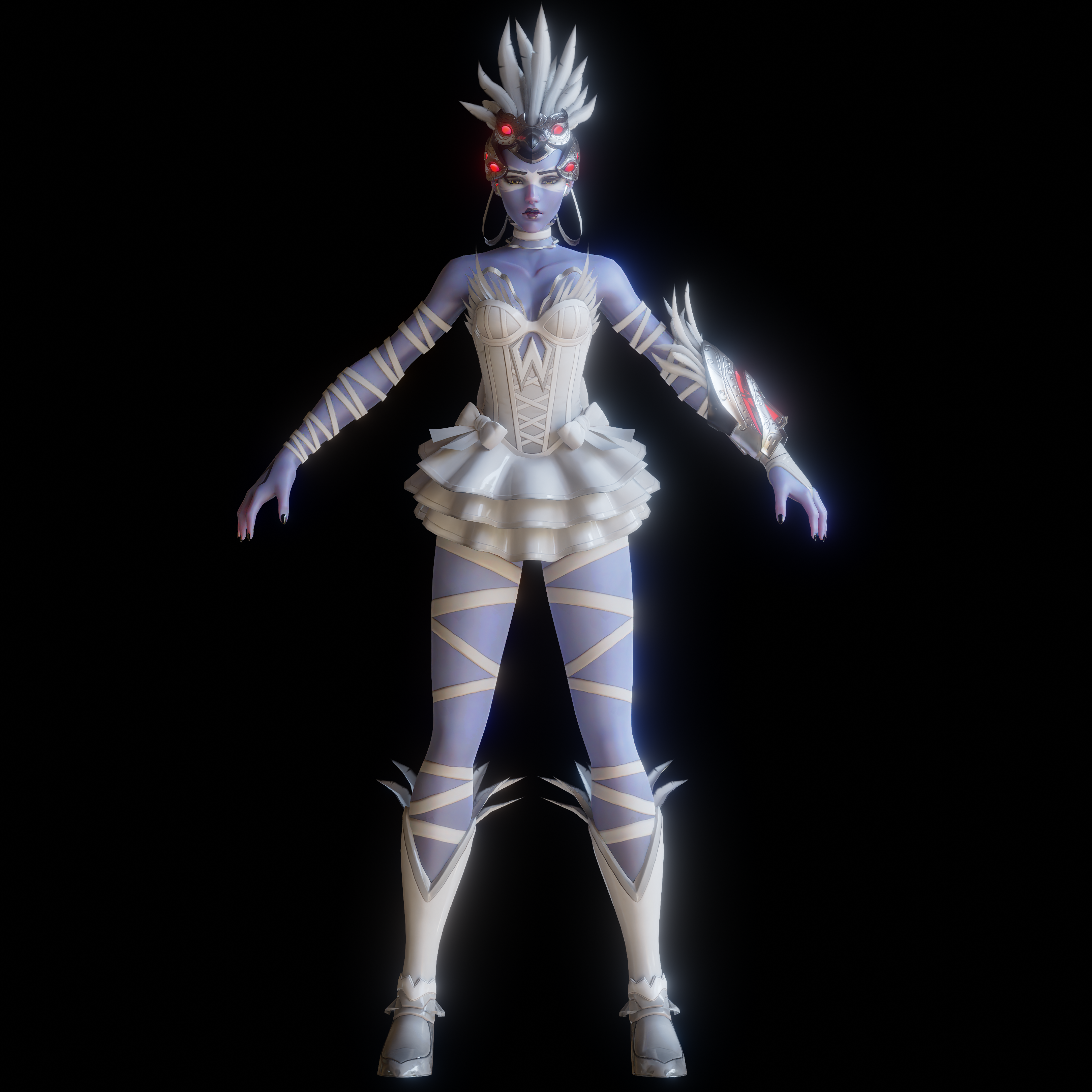 Open3DLab • WidowMaker Odette Skin (+ Weapon)