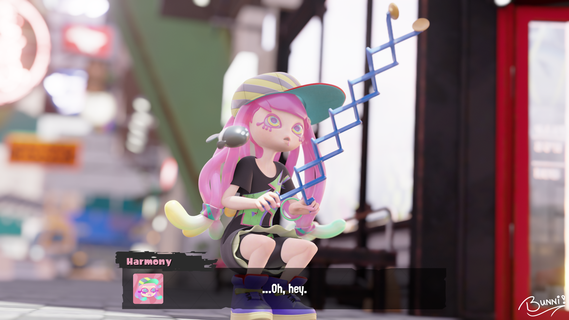 SmutBase • Harmony (Splatoon 3), Blender 3.5.0 Eevee