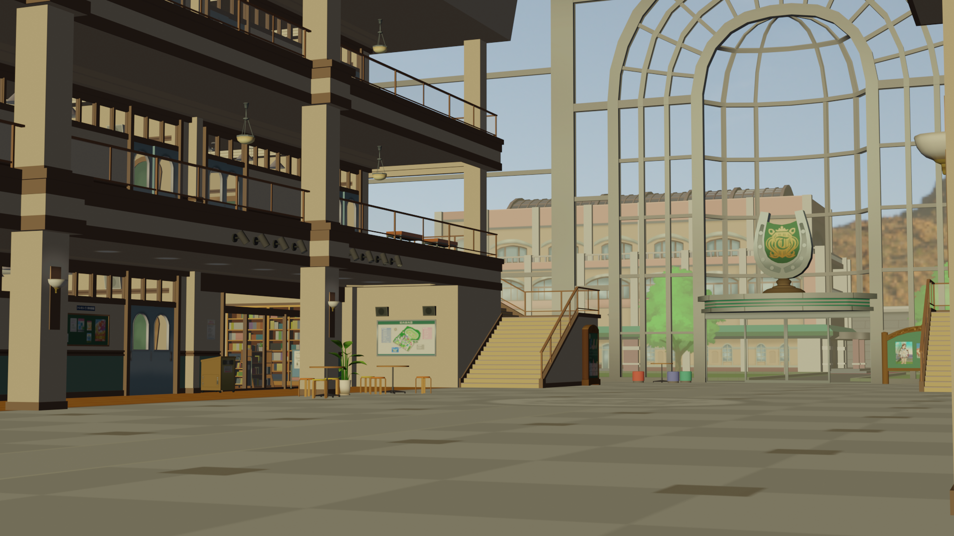 Open3DLab • Tracen academy - Uma musume