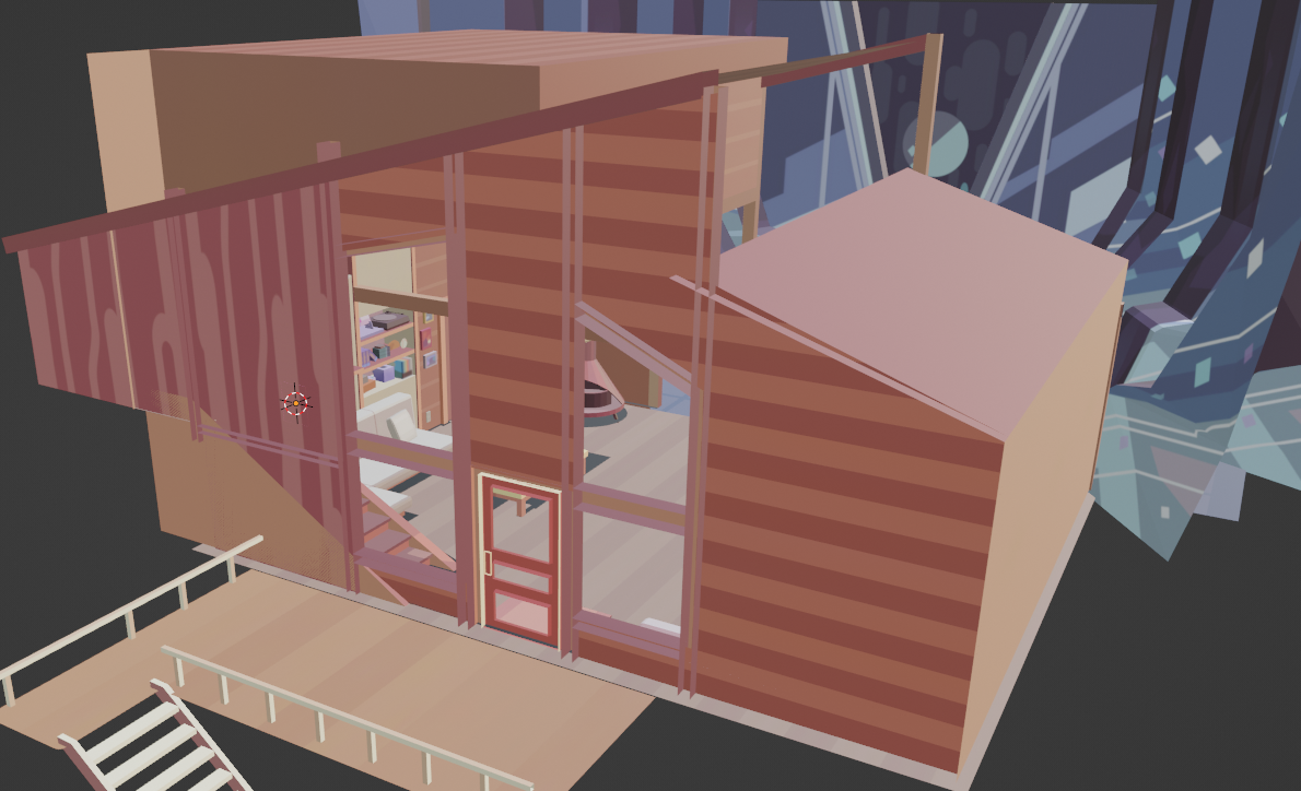 Open3DLab • Steven Universe's House - Main Interior