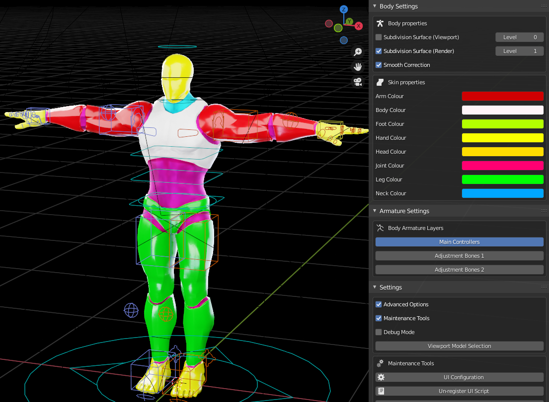 Open3DLab • Tekken 7 Practice Dummy Rig