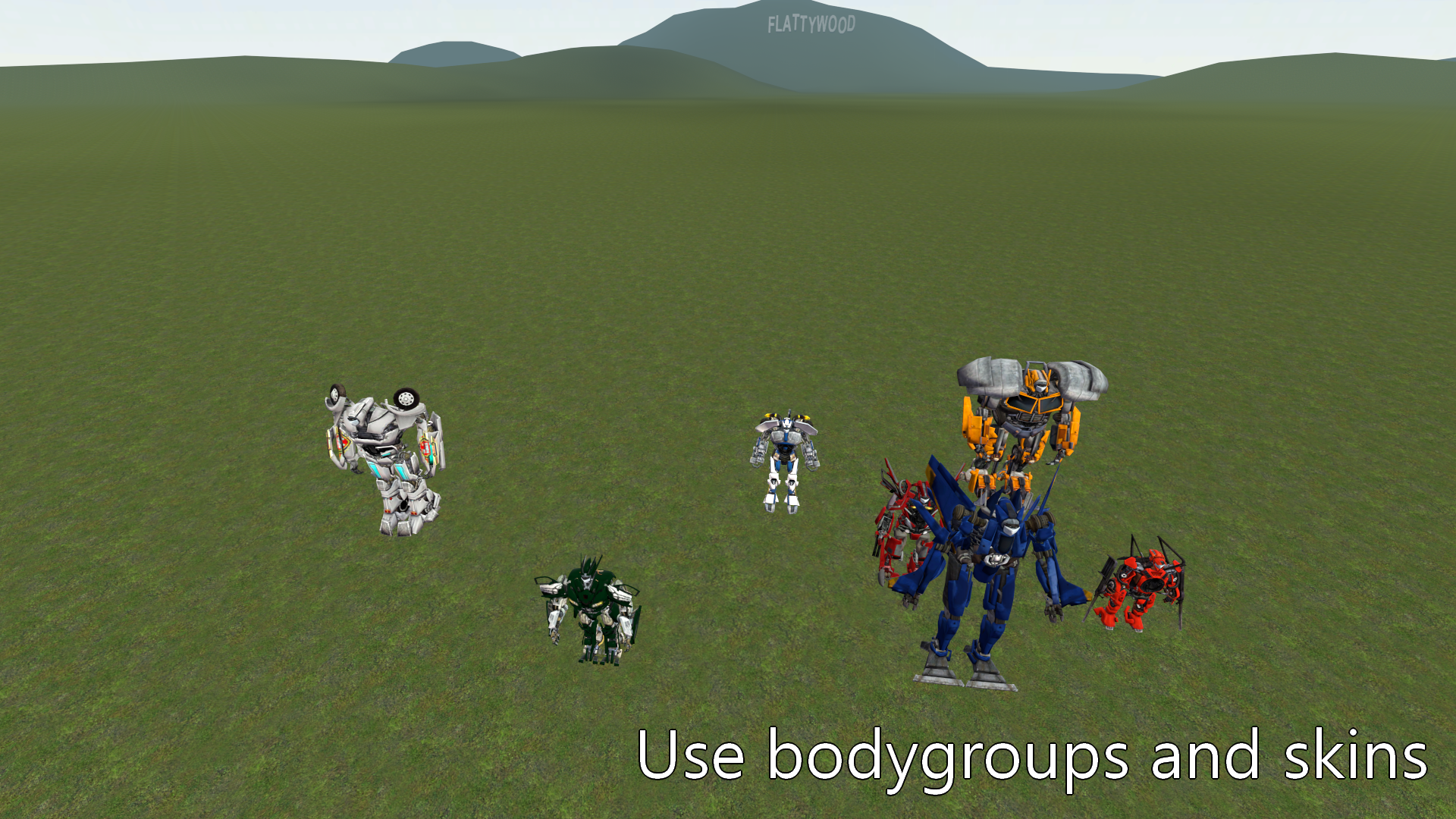 SFMLab • Transformers Drones Pack for SFM