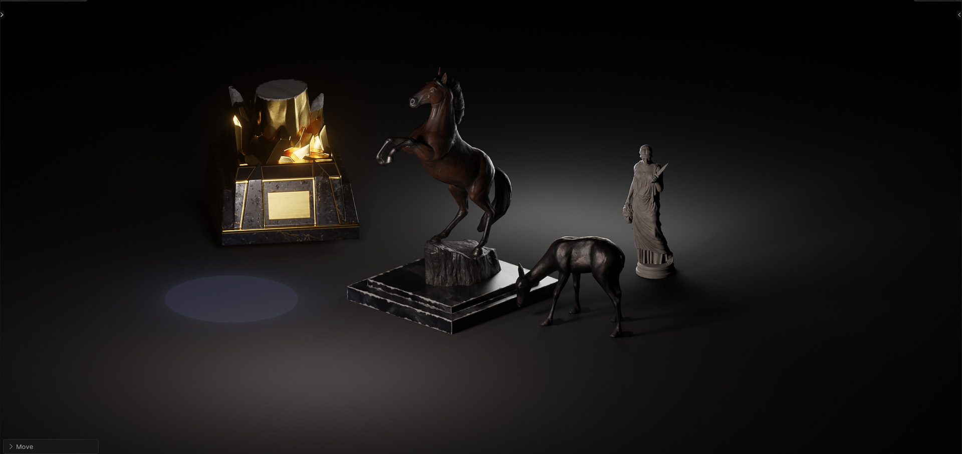 Open3DLab • Dead Island 2 - Statues [Asset Browser]